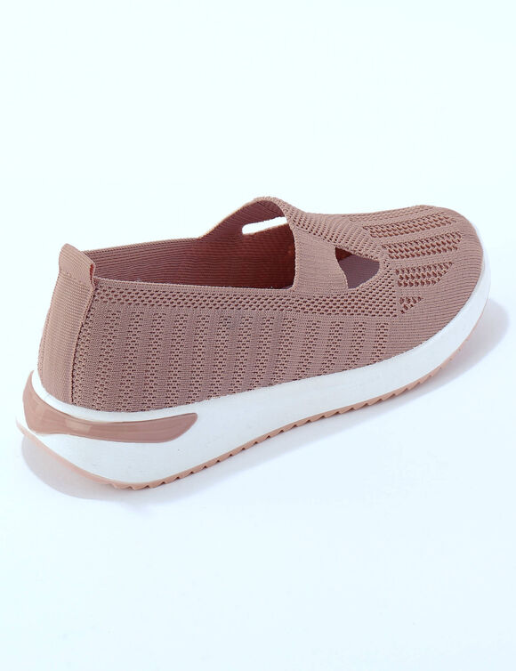 Baskets à enfiler mesh (rose pâle) Baskets à enfiler mesh (rose pâle)